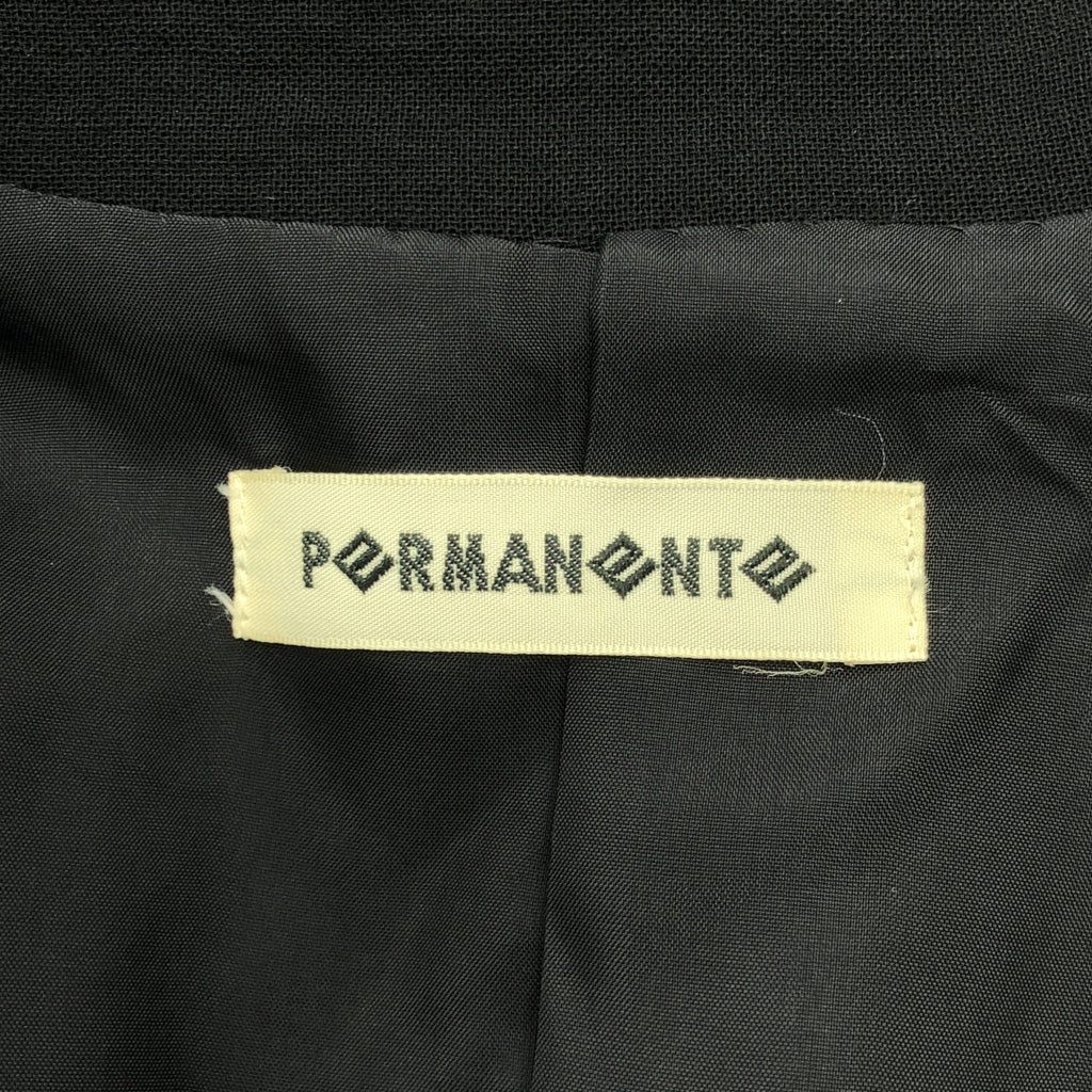 三宅一生 (ISSEY MIYAKE PERMANENTE) | 2000春夏系列 | 超大款切斯特菲爾德大衣 | 2號 | 黑色 | 女款