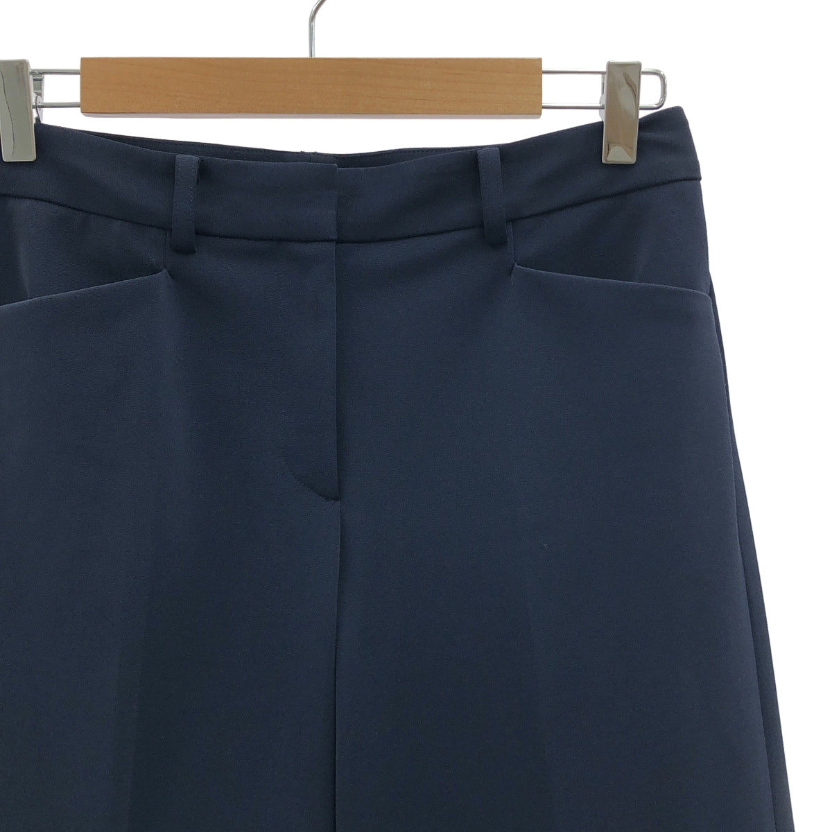 theory luxe / セオリーリュクス | ワイド クロップド スラックス パンツ | 38 |
