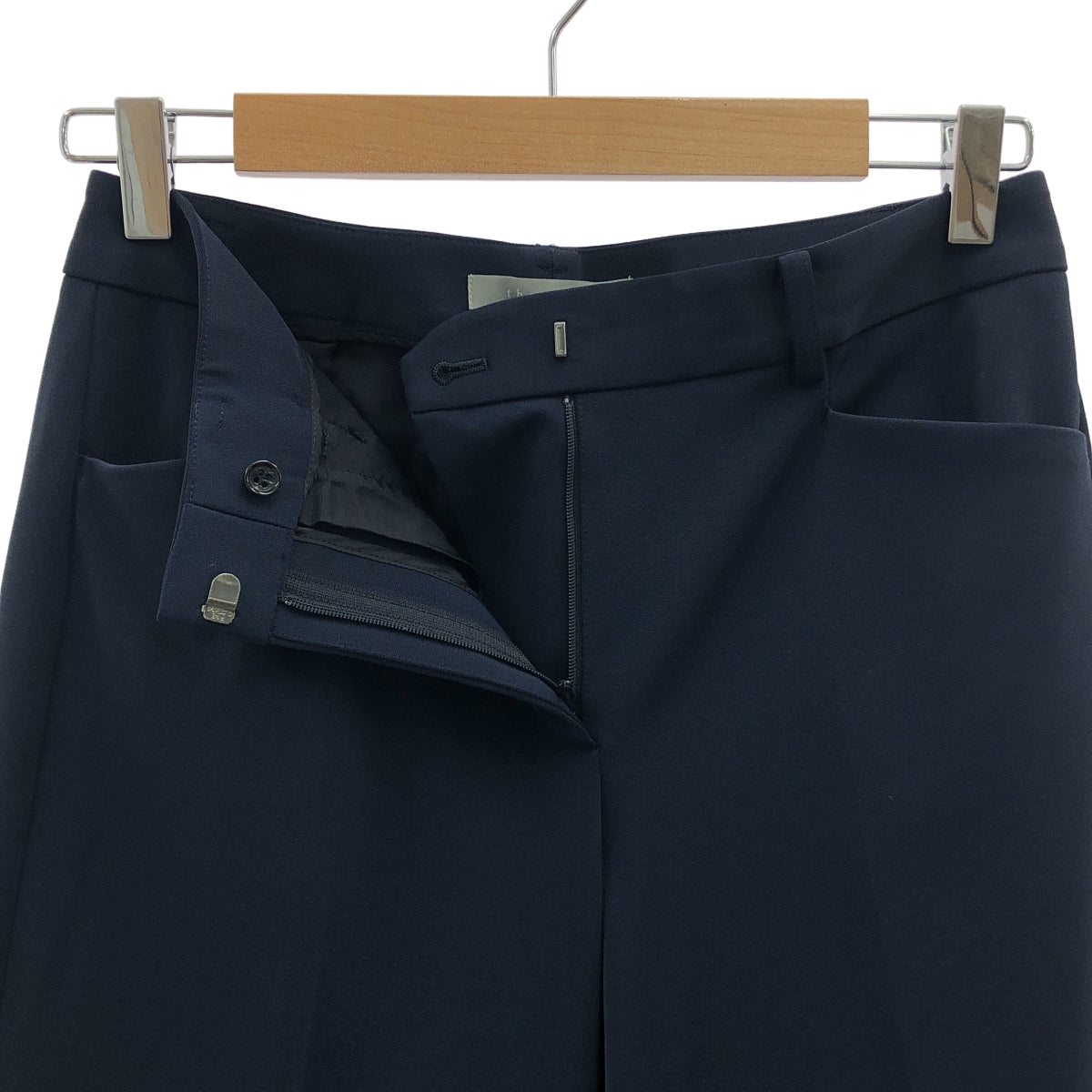 theory luxe / セオリーリュクス | ワイド クロップド スラックス パンツ | 38 |