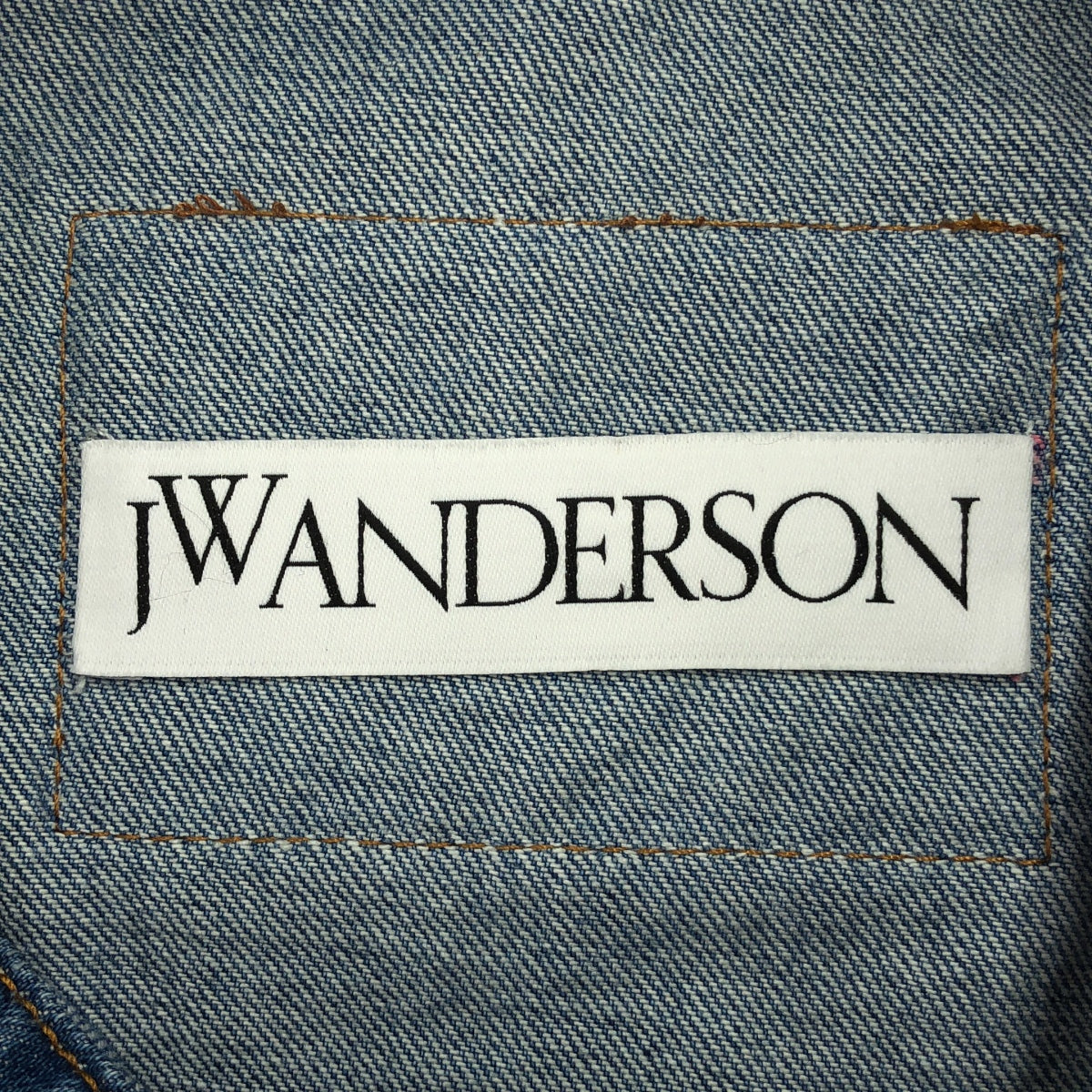 JW Anderson / ジェイダブルアンダーソン | 2023SS | DISTRESSED COLLARED BUTTON-UP JACKET ダメージ加工 デニムジャケット | XL |