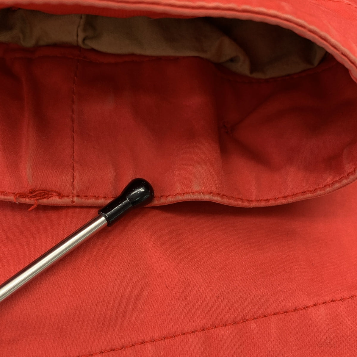 Ten c / テンシー | Short Parka /  ショート パーカー ドローストリング ジャケット | 46 | レッド | メンズ