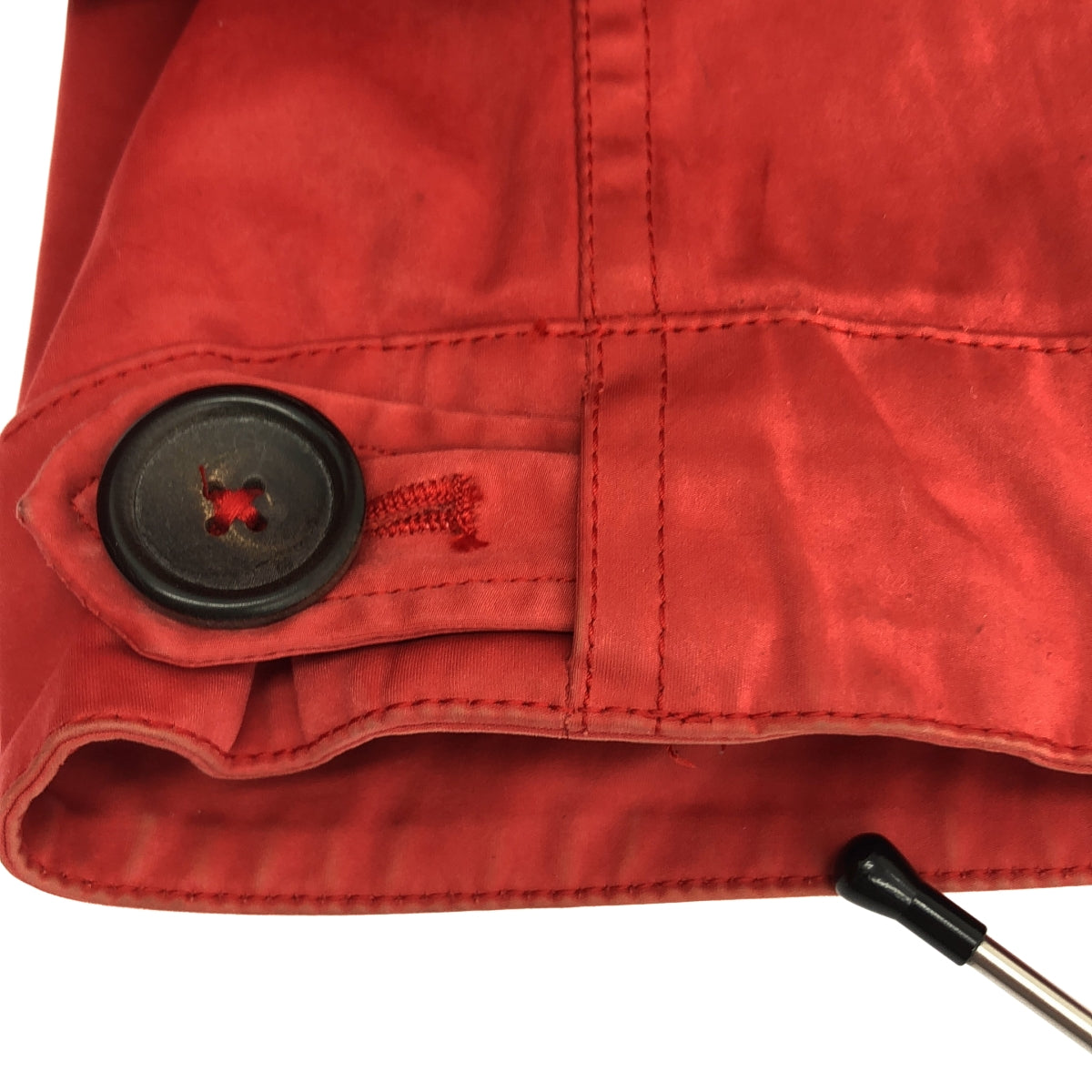 Ten c / テンシー | Short Parka /  ショート パーカー ドローストリング ジャケット | 46 | レッド | メンズ