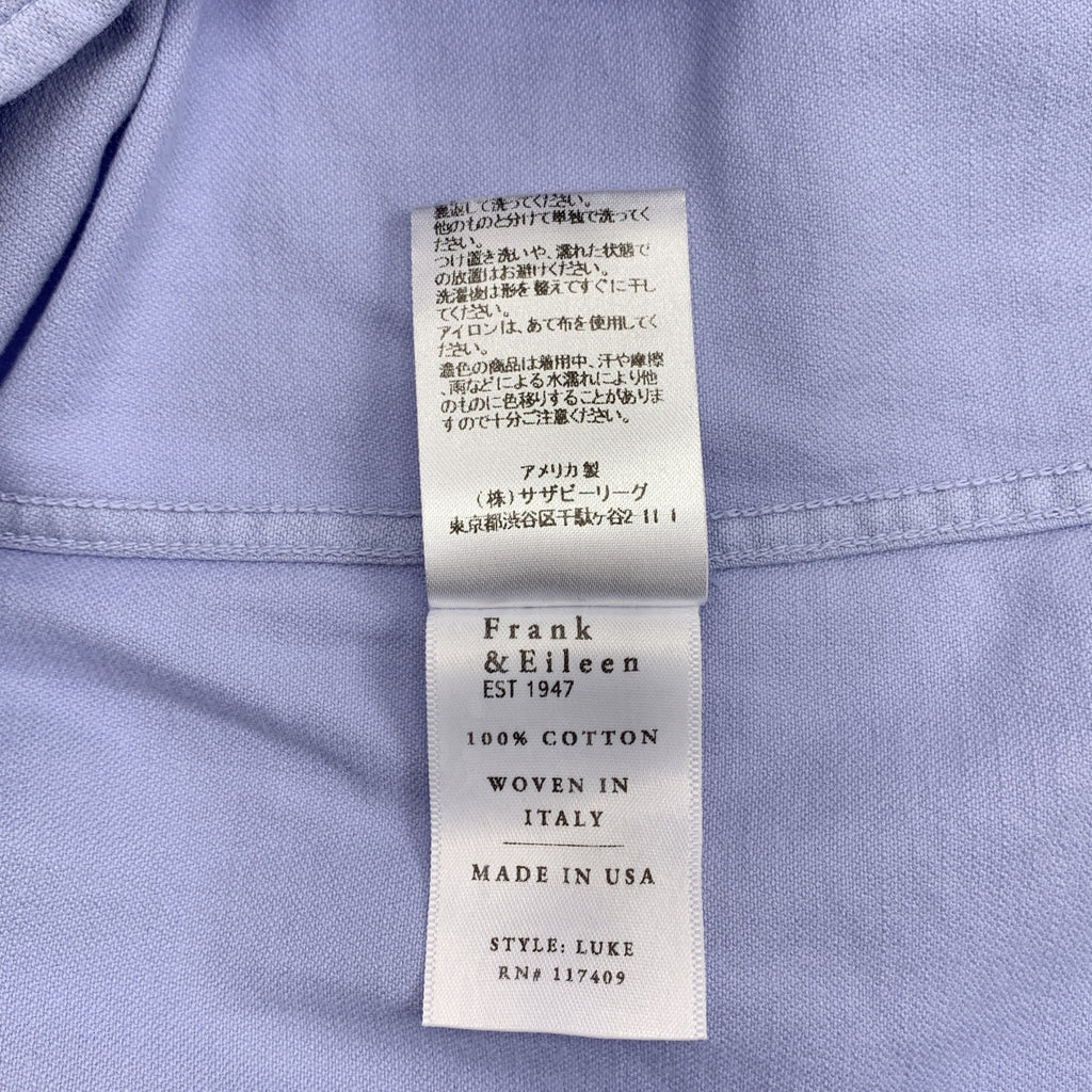 Frank &amp; Eileen | x Ron Herman / RH LUKE / 棉質大尺碼襯衫 | XL | 男款