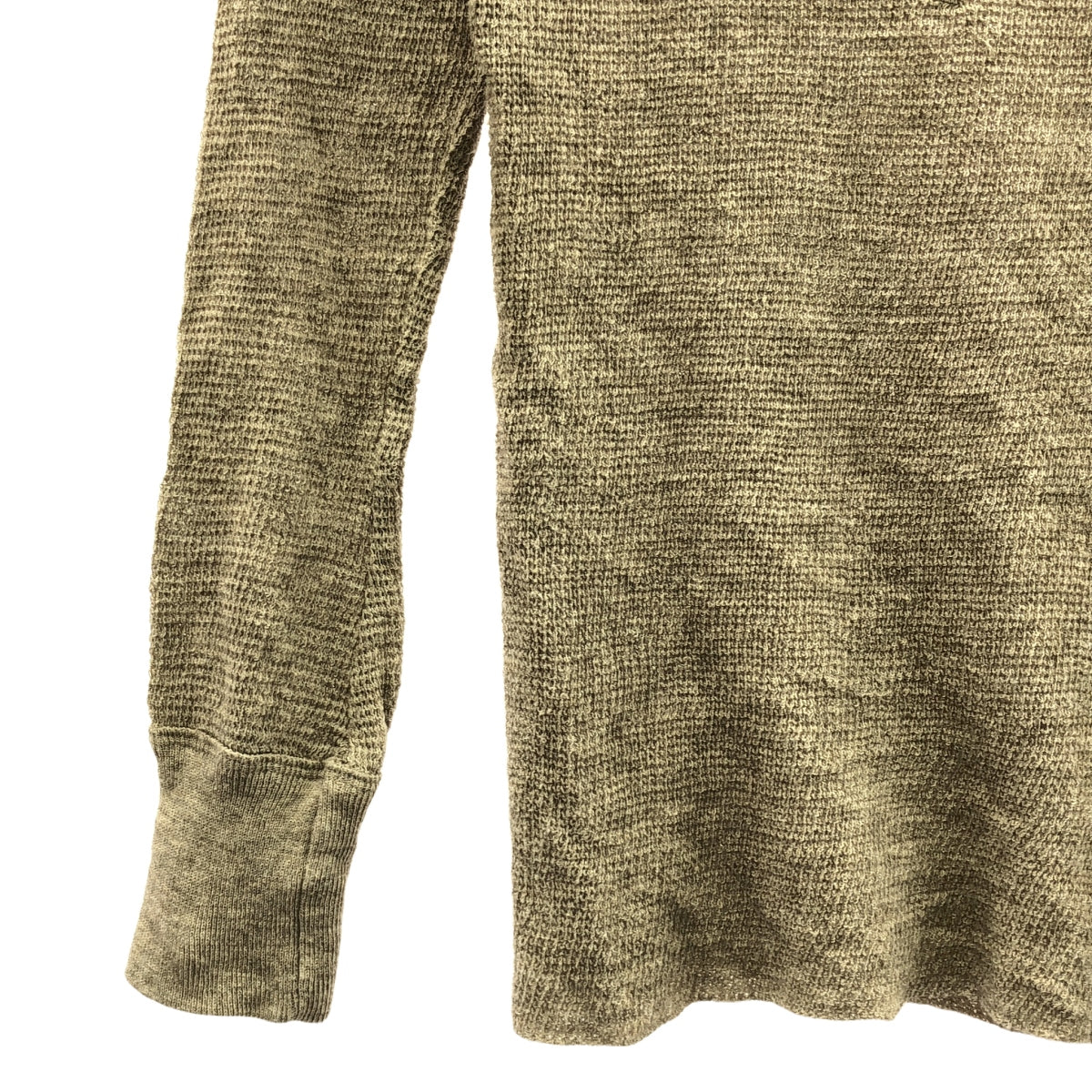Deuxieme Classe / ドゥーズィエムクラス | コットン ウール Henly Long Tシャツ ニット | F | グレージュ | レディース