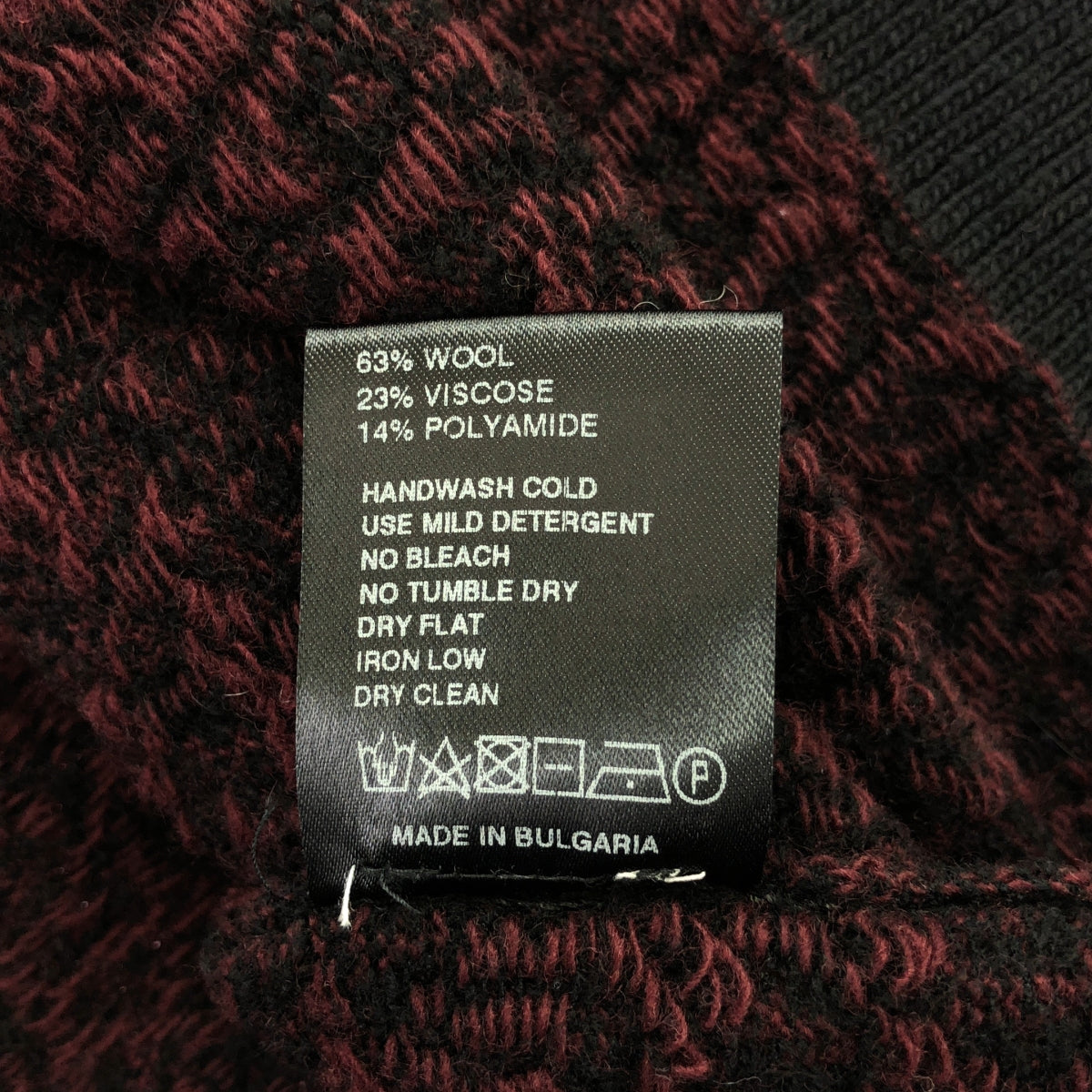 Christian Wijnants / 기독교 와이넌츠 | 울 혼합 레오파드 롱 니트 카디건 | S | 레드/블랙 | 여성