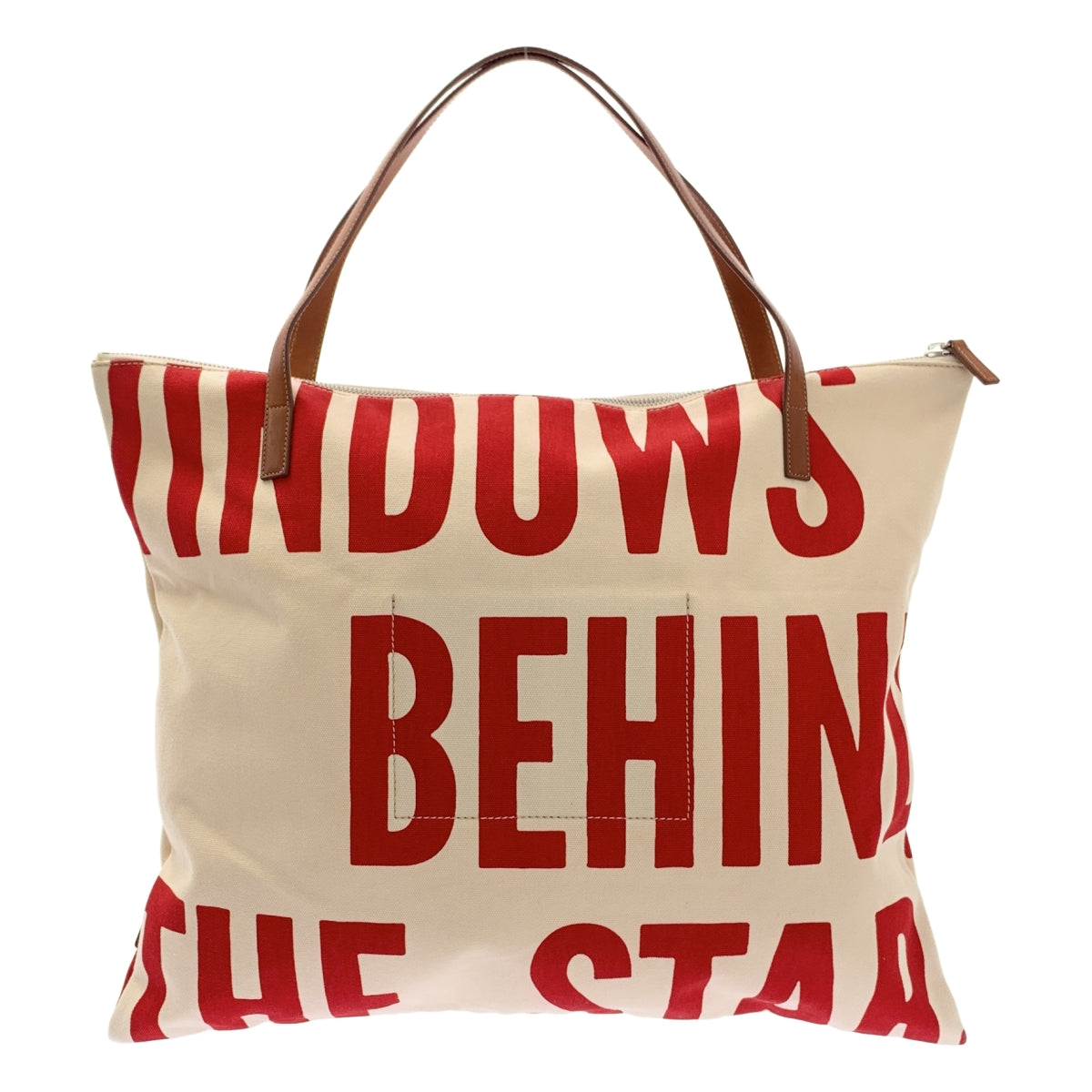 美品】 JIL SANDER / ジルサンダー | ZIP TOTE MD / ロゴ レザー