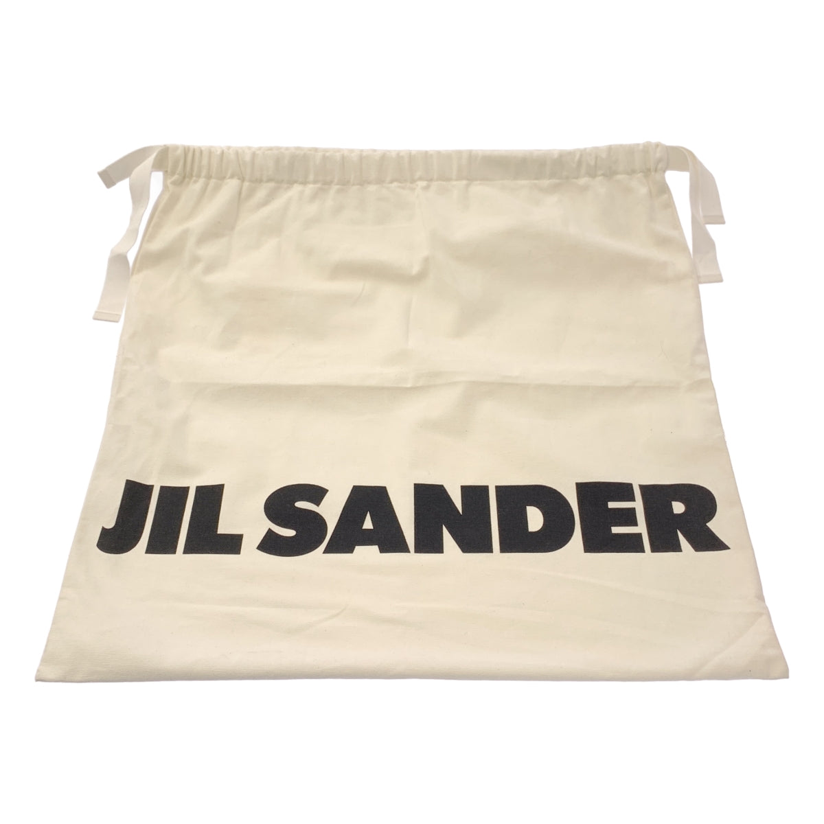 [狀況極佳] JIL SANDER ZIP TOTE MD / 標誌皮革手柄帆布托特包 / 男女通用 | U | 本色/波爾多紅 | 男士