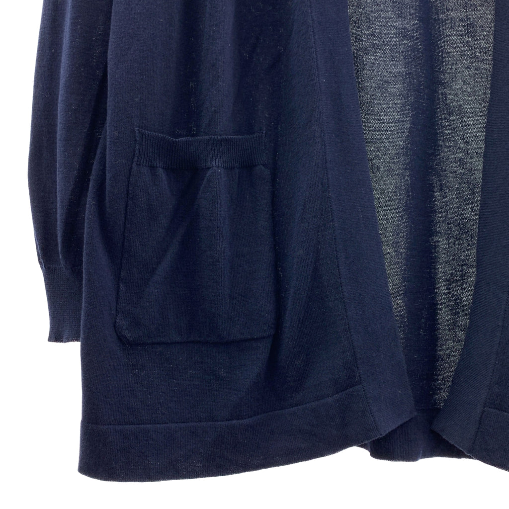 Gran Sasso / グランサッソ | ウール ボタンレス ハイゲージ ニットカーディガン | 48 | メンズ