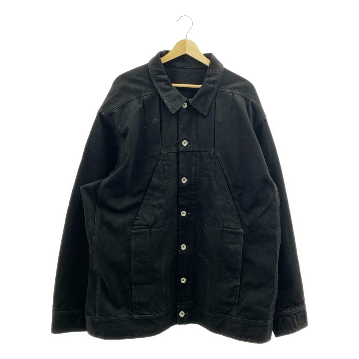 Rick Owens DRKSHDW / Rick Owens Dark Shadow | 2024 春夏系列 | SPHINX JUMBO WORKER JKT 牛仔 Sphinx Jumbo Worker 外套 | L 碼 | 男裝