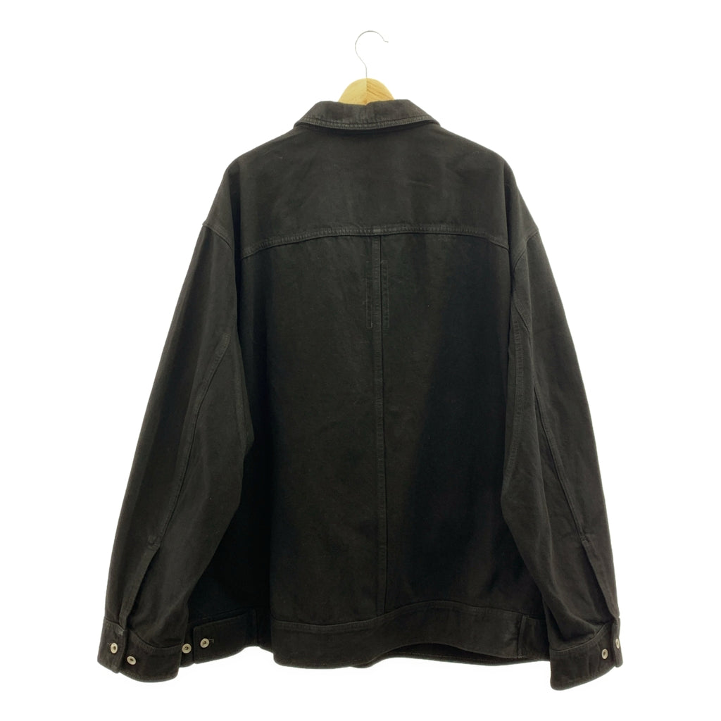 Rick Owens DRKSHDW / Rick Owens Dark Shadow | 2024 春夏系列 | SPHINX JUMBO WORKER JKT 牛仔 Sphinx Jumbo Worker 外套 | L 碼 | 男裝