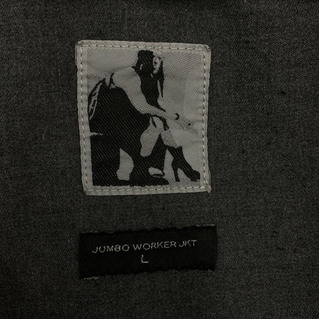 Rick Owens DRKSHDW / Rick Owens Dark Shadow | 2024 春夏系列 | SPHINX JUMBO WORKER JKT 牛仔 Sphinx Jumbo Worker 外套 | L 碼 | 男裝