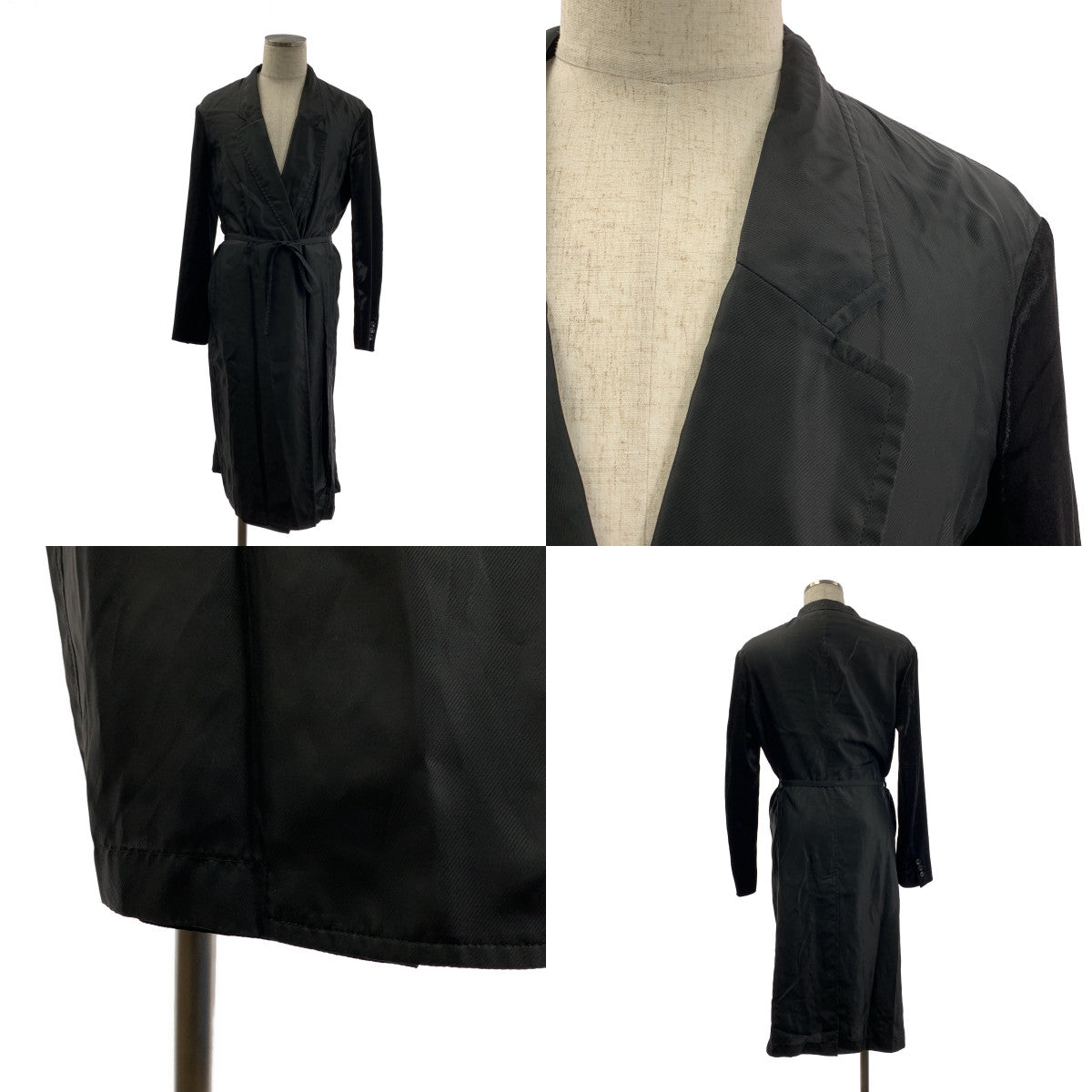 COMME des GARÇONS HOMME PLUS | 2019 秋冬 |絲絨分層剪裁長外套/外套 | S 號 |男士