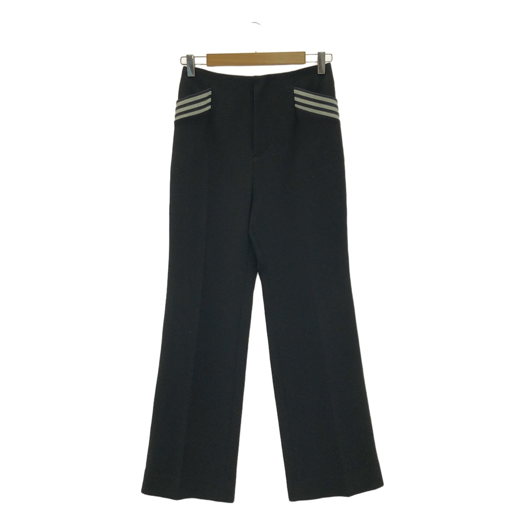 BORDERS at BALCONY / ボーダーズアットバルコニー | BORDER POCKET TWILL PANTS パンツ | 38 | ブラック/ホワイト | レディース