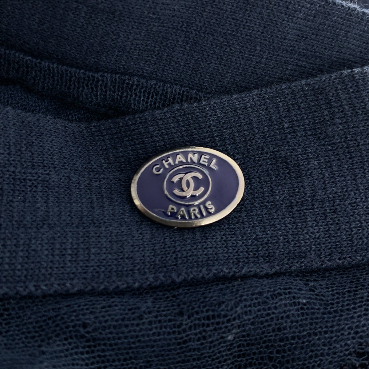 CHANEL / シャネル | ポルカドット シアー ロング フレアスカート |