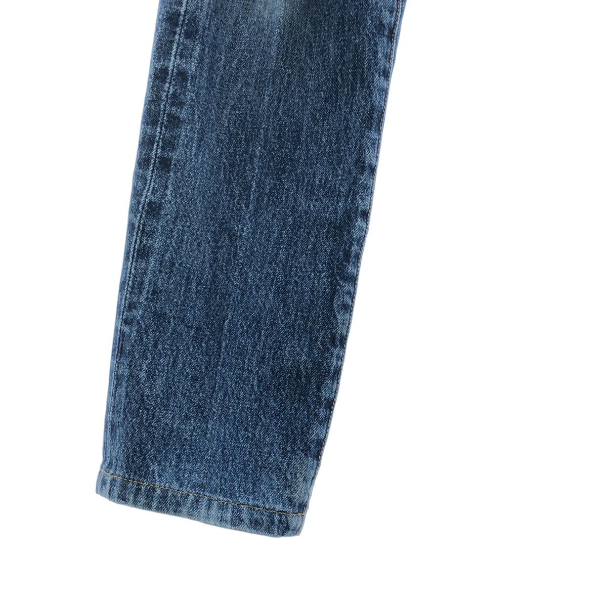 LEVI'S MADE &amp; CRAFTED / 리바이스 메이드&amp;크래프트드 | 501 TAPER / 데미지 가공 가죽 패치 세르빗치 데님 팬츠 | 28 | 맨즈