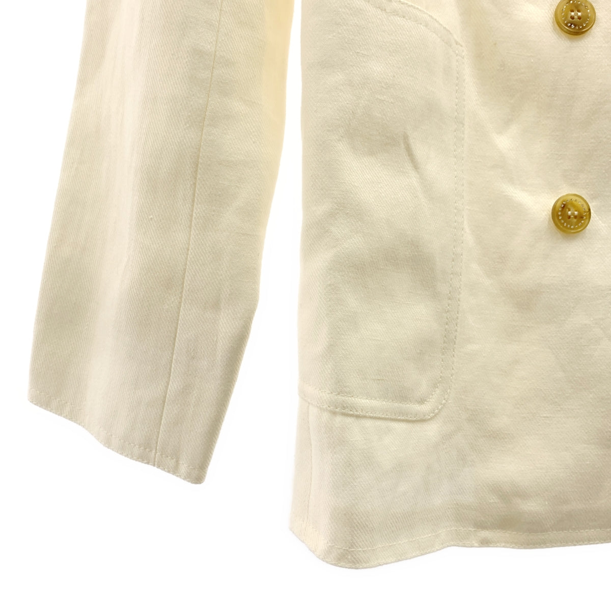 Max Mara / マックスマーラ | ビジュー装飾ボタン ダブルブレスト ジャケット | 40 |