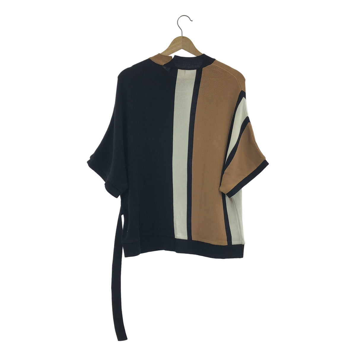 CULLNI | 多色蝙蝠針織套頭衫 | 0 碼 | 黑色/棕色/白色 | 男款