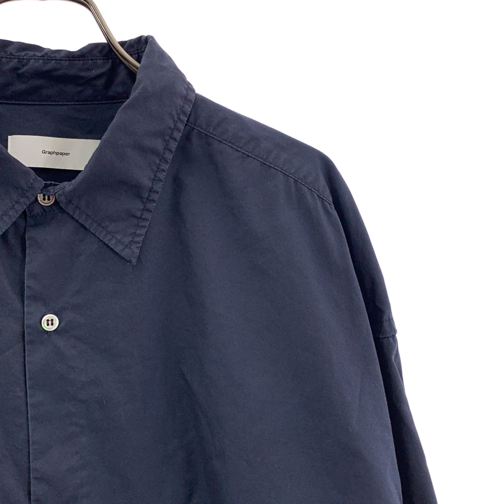 Graphpaper / グラフペーパー | Garment Dyed Poplin ガーメントダイ ポプリンシャツ | 1 | メンズ