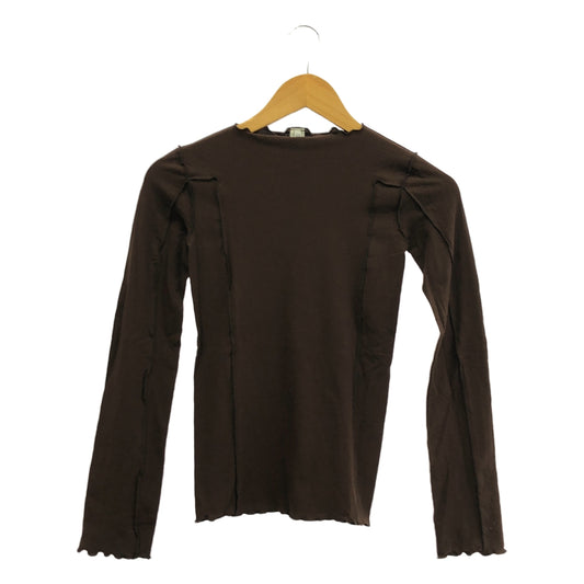 BASErange / Base Range | VEIN LONG SLEEVE Rib Cut and Sew | M | Women's