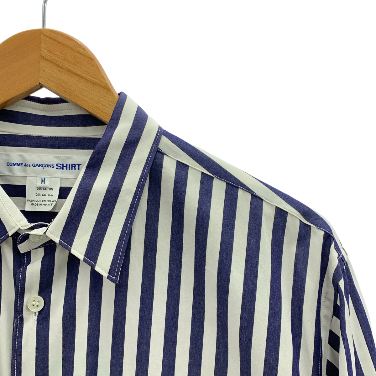 COMME des GARCONS SHIRT / 콤데 갤슨 셔츠 | FOREVER WIDE CLASSIC 포에버 와이드 클래식 스트라이프 셔츠 | M |