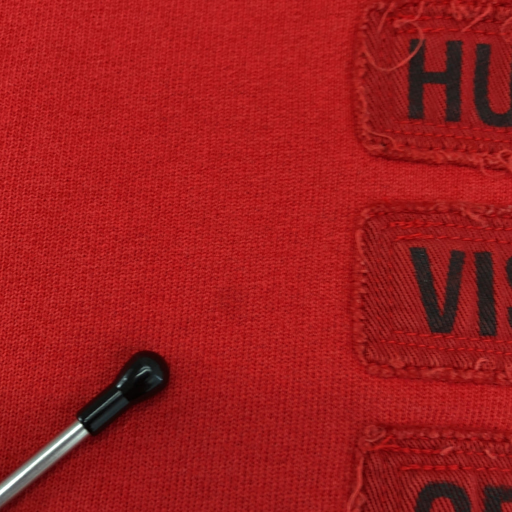 RAF SIMONS / ラフシモンズ | 2002SS | テロ期 メッセージパッチ ラグランスリーブ スウェット | 46 | メンズ