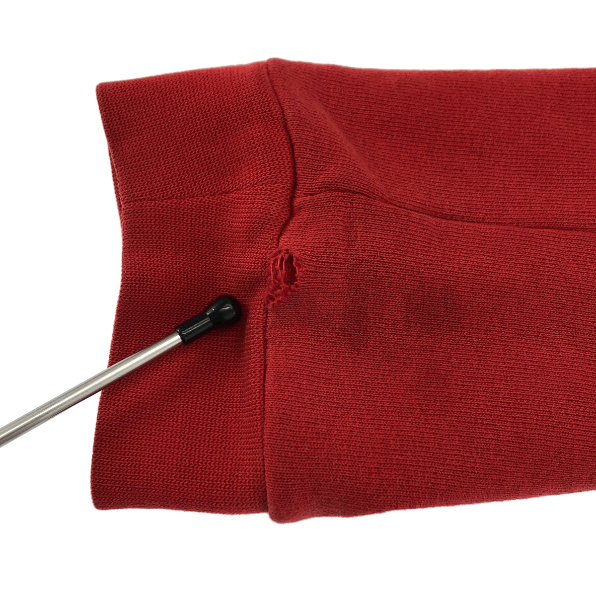 RAF SIMONS / ラフシモンズ | 2002SS | テロ期 メッセージパッチ ラグランスリーブ スウェット | 46 | メンズ