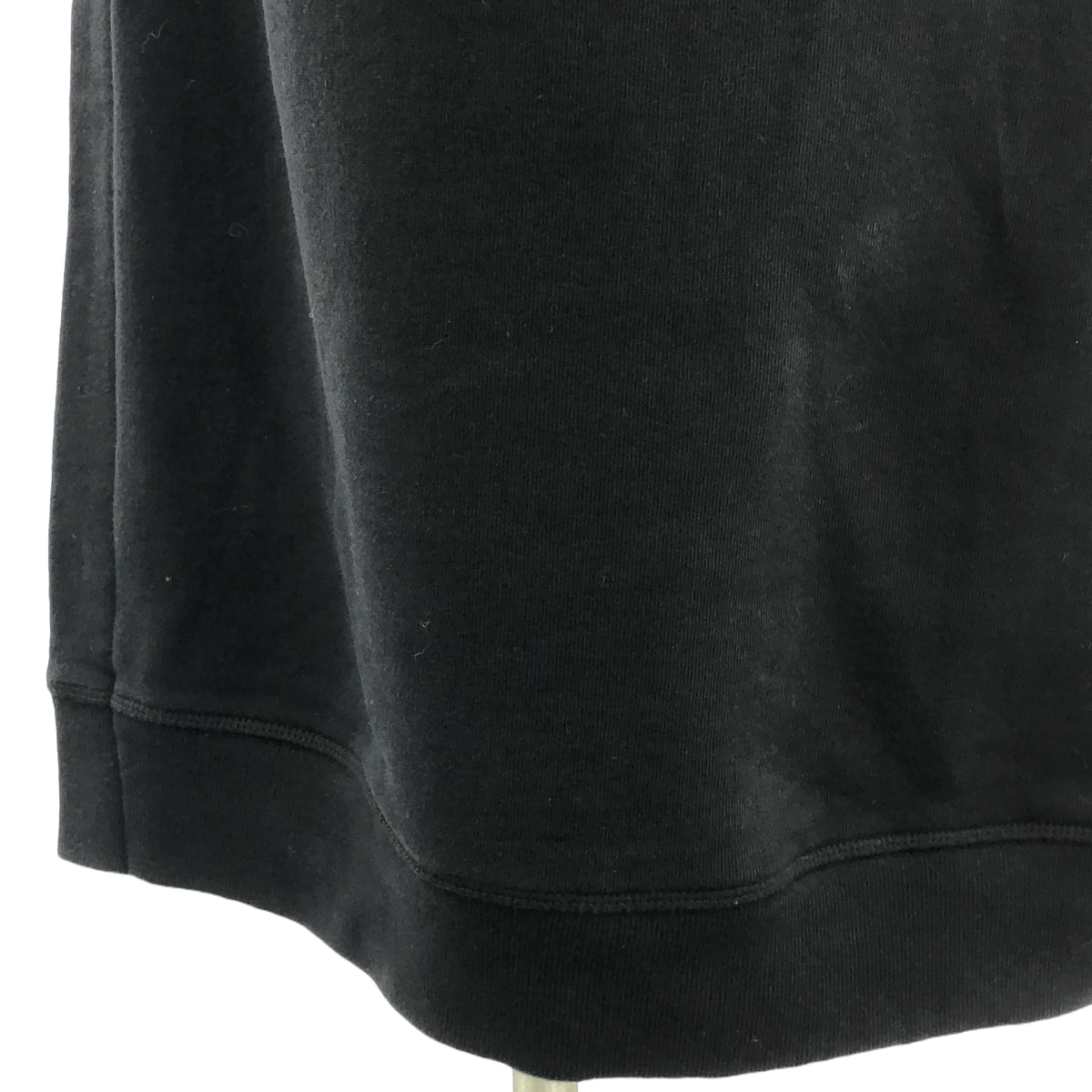 DRIES VAN NOTEN / 드리스 반 노튼 | 슬릿 디자인 스웨트 원피스 | M | 블랙 | 여성