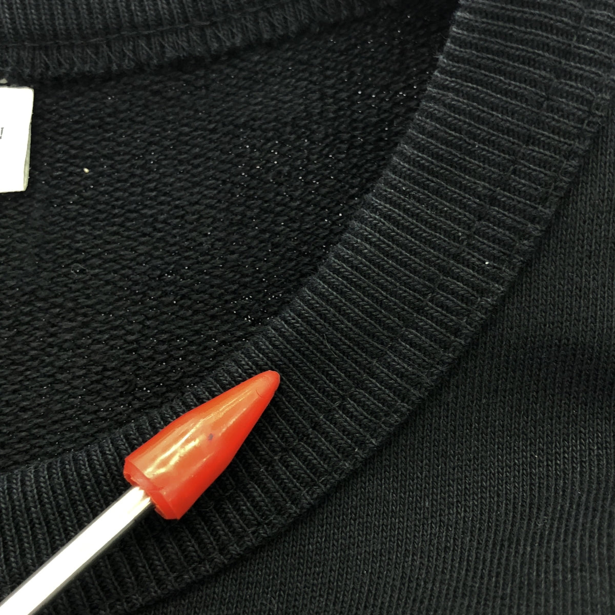 DRIES VAN NOTEN / 드리스 반 노튼 | 슬릿 디자인 스웨트 원피스 | M | 블랙 | 여성