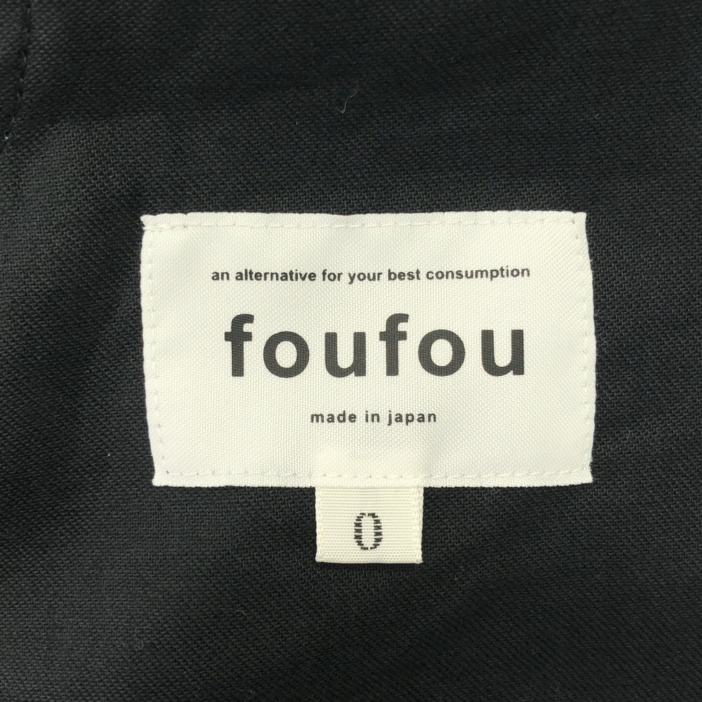 foufou / フーフー | toro tuck slacks / トロタックスラックス パンツ | 0 | レディース
