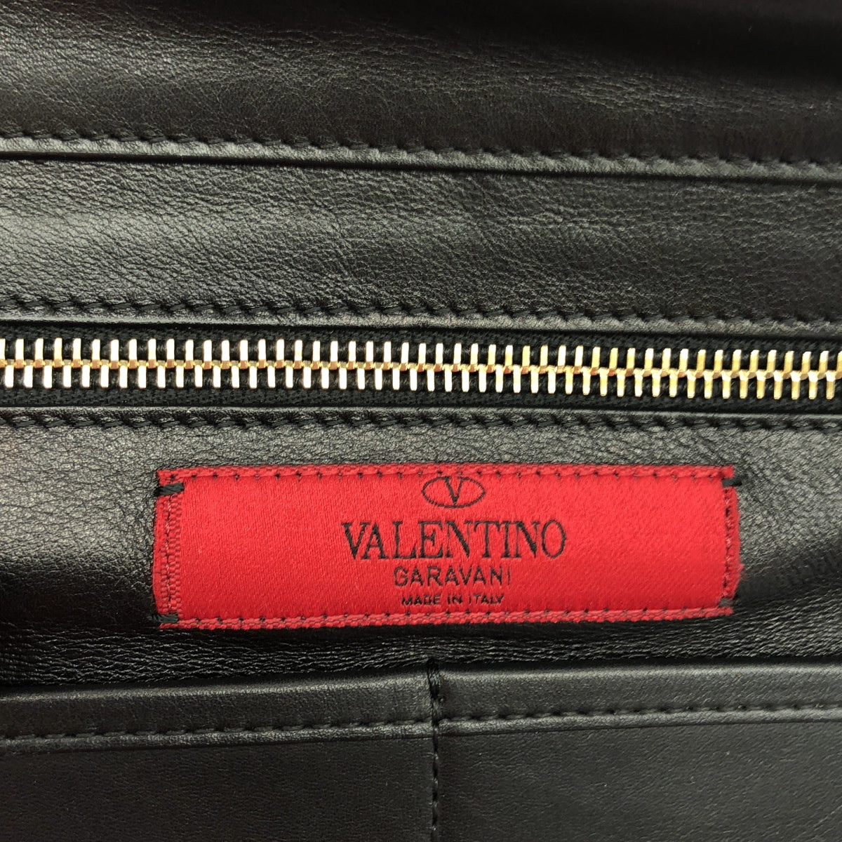 VALENTINO / 발렌티노 | 록 스터드 가죽 2way 숄더백 | 블랙 |