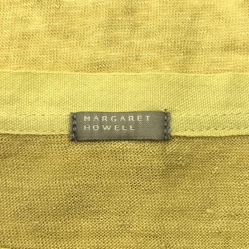 MARGARET HOWELL / マーガレットハウエル | リネンボートネック Tシャツ | F | レディース