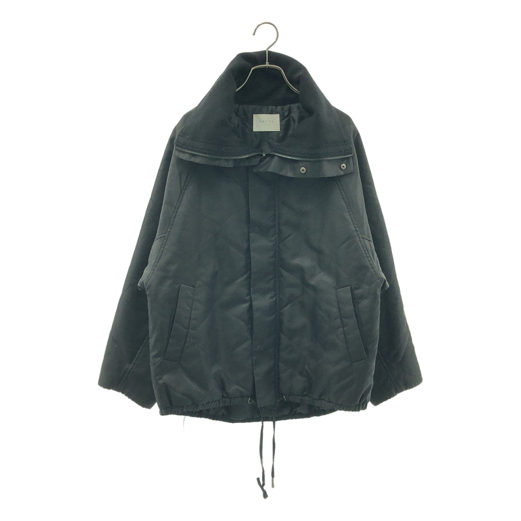SALT + JAPAN / ソルトプラスジャパン | キルティング ドローストリング ジャケット ブルゾン / 総裏地 | 38 | レディース