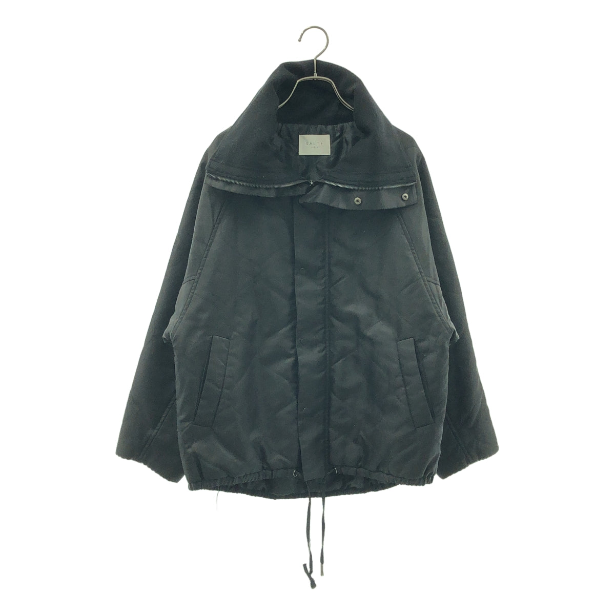 SALT + JAPAN / ソルトプラスジャパン | キルティング ドローストリング ジャケット ブルゾン / 総裏地 | 38 | レディース