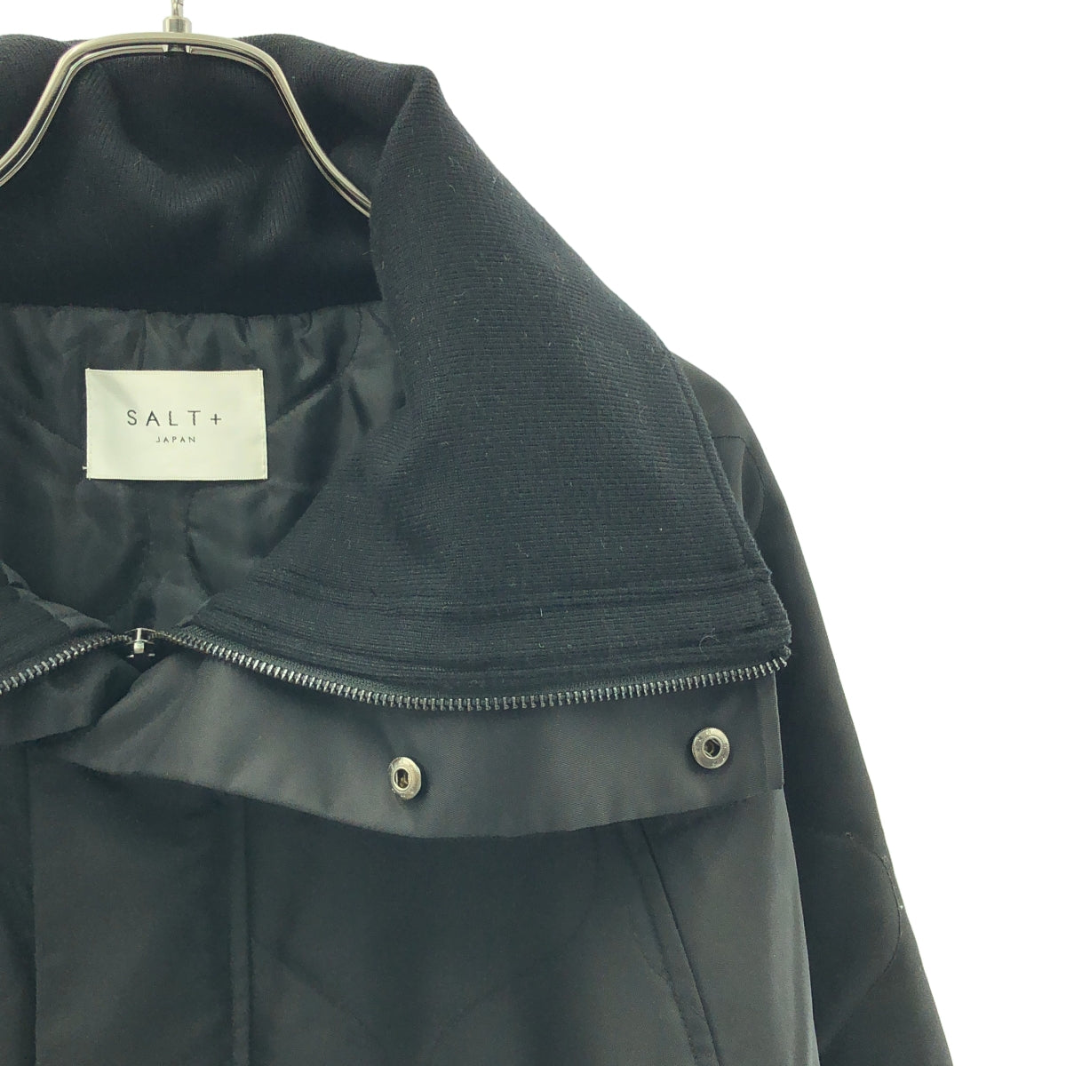 SALT + JAPAN / ソルトプラスジャパン | キルティング ドローストリング ジャケット ブルゾン / 総裏地 | 38 | レディース