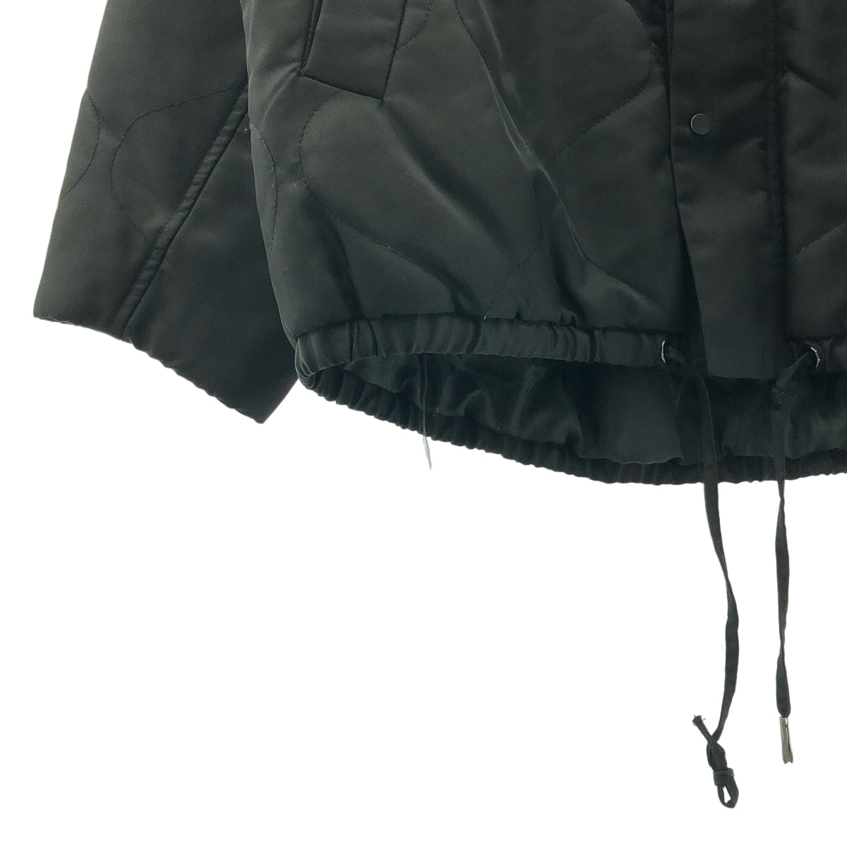 SALT + JAPAN / ソルトプラスジャパン | キルティング ドローストリング ジャケット ブルゾン / 総裏地 | 38 | レディース