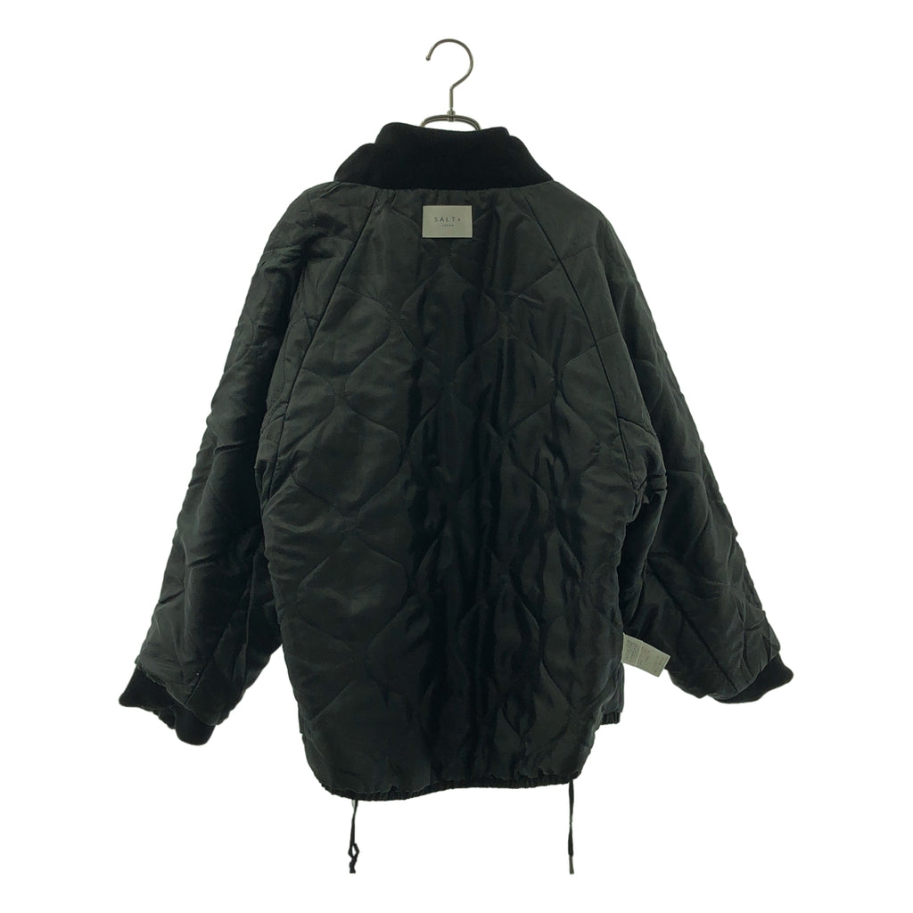 SALT + JAPAN / ソルトプラスジャパン | キルティング ドローストリング ジャケット ブルゾン / 総裏地 | 38 | レディース