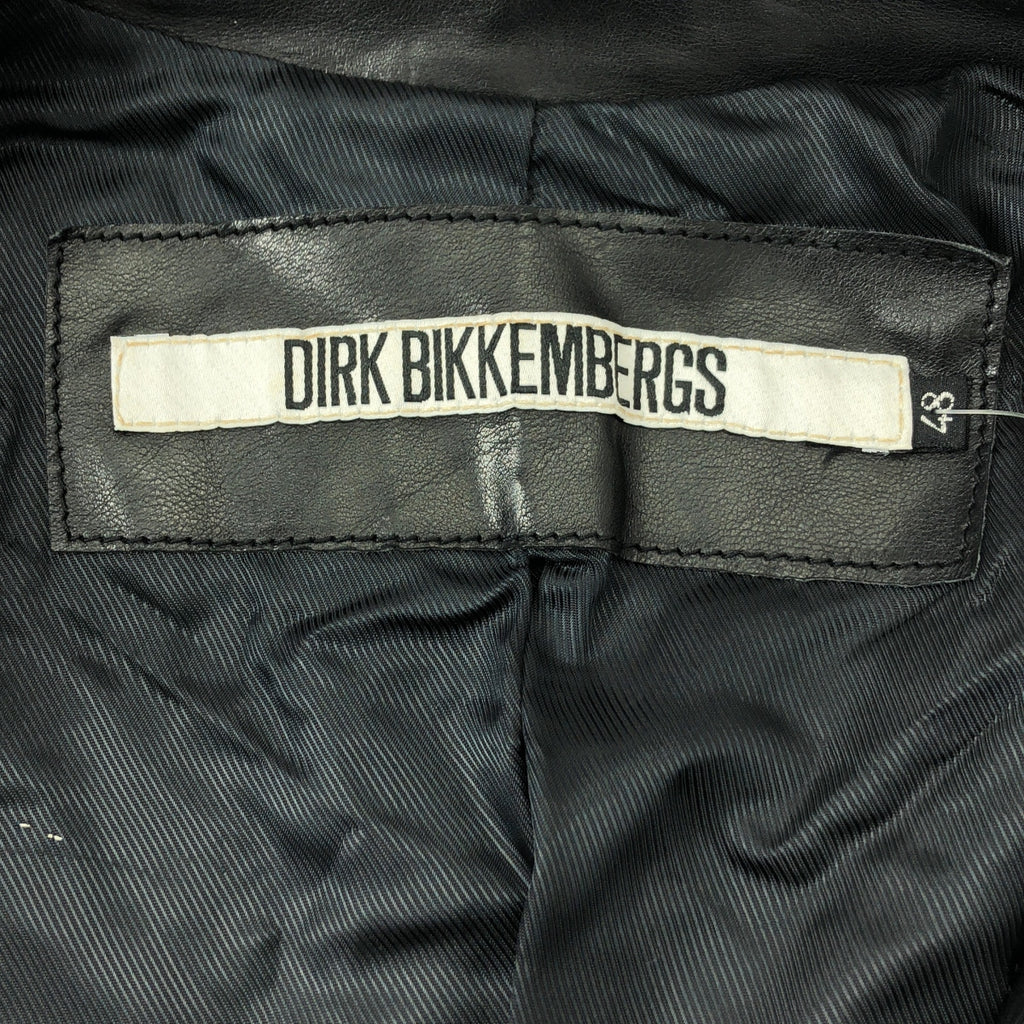 DIRK BIKKEMBERGS / ダークビッケンバーグ | ラムレザー トレンチコート | 48 |