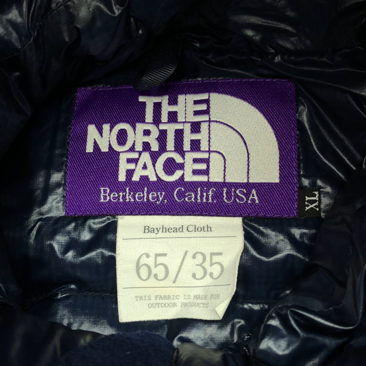 THE NORTH FACE PURPLE LABEL | ND2558N 65/35 山地短版羽絨派克大衣 | XL | 海軍藍 | 男款