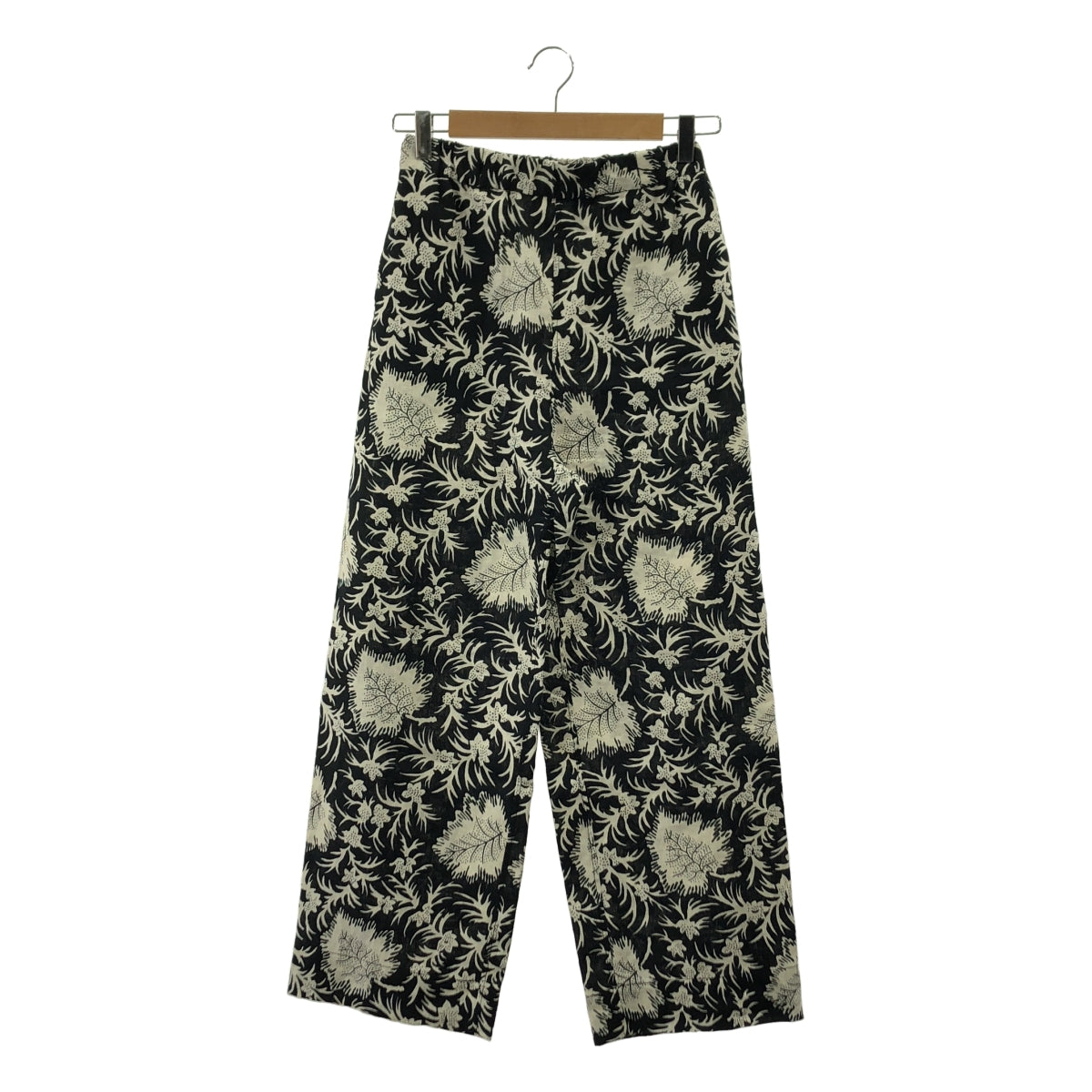 SOULEIADO | 亞麻全印花休閒褲 | 尺寸 36 | 女款