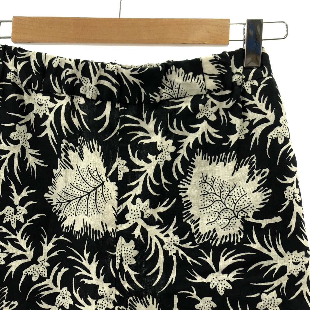 SOULEIADO | 亞麻全印花休閒褲 | 尺寸 36 | 女款