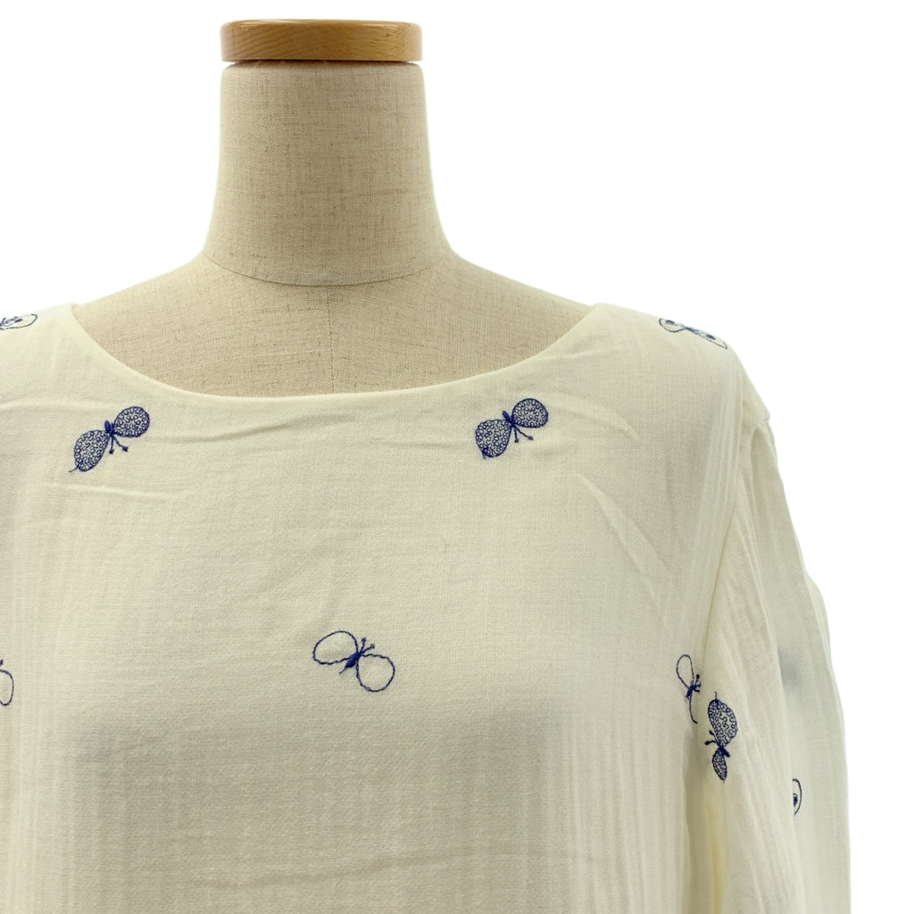 mina perhonen / ミナペルホネン | papaver choucho コットン プルオーバー ワンピース | 36 | レディース