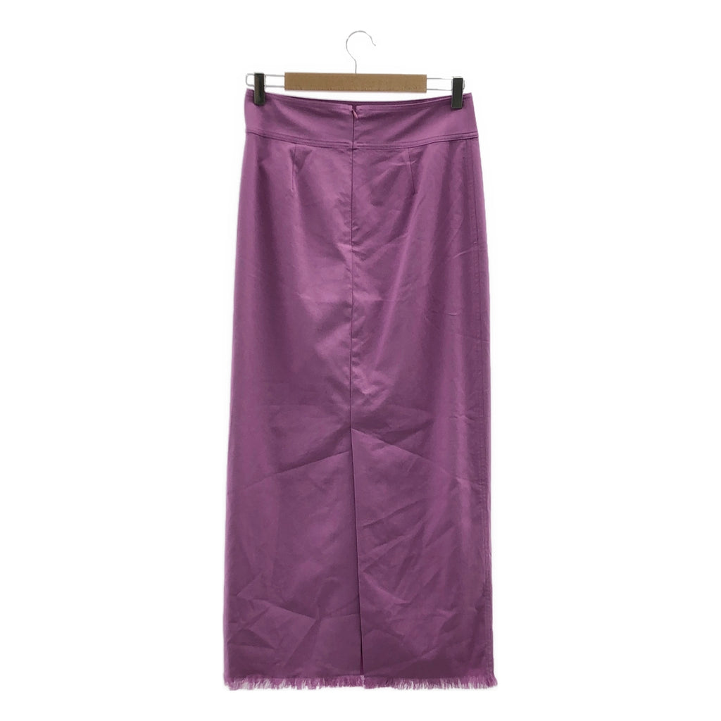 [新品] SLOBE IENA | 2023SS | I字裙 人造絲/尼龍/亞麻 | 38 | 粉紅色 | 女款