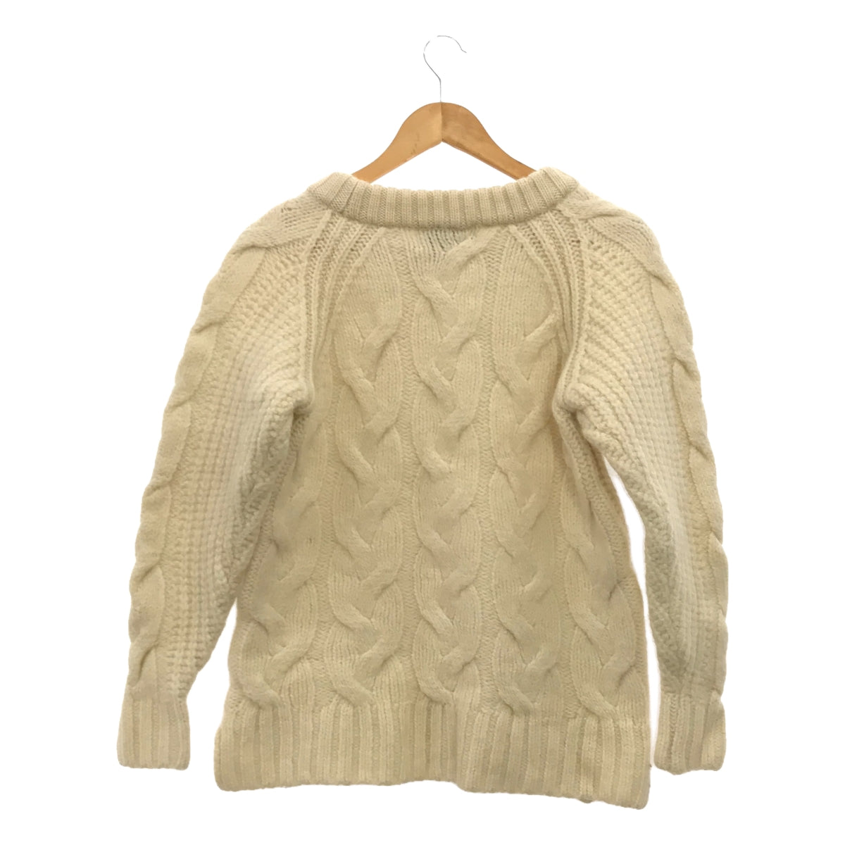 James Charlotte / James Charlotte | Low gauge crew neck knit | 34 | Ivory | Women's