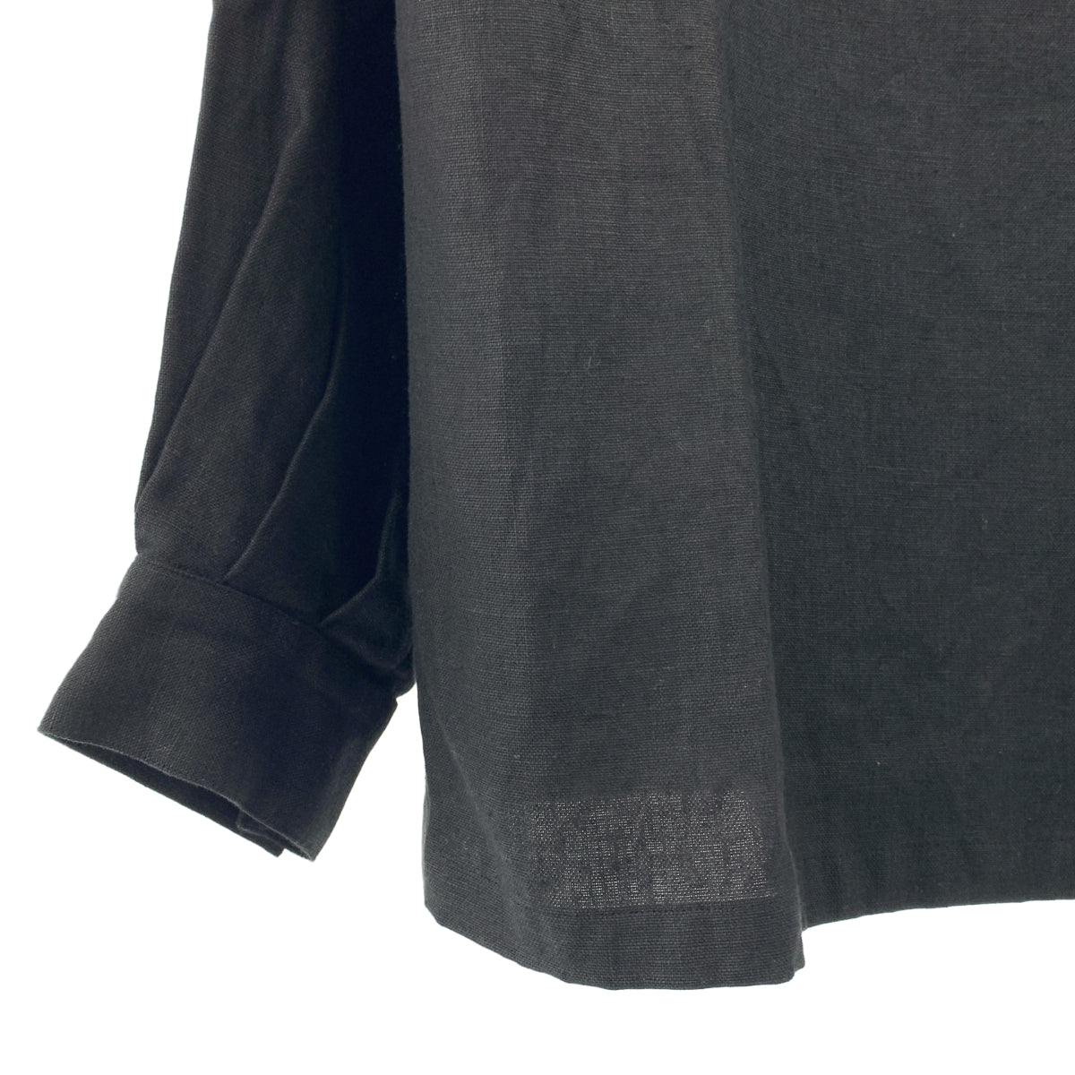 和風 | 亞麻後拉鍊套頭衫 |