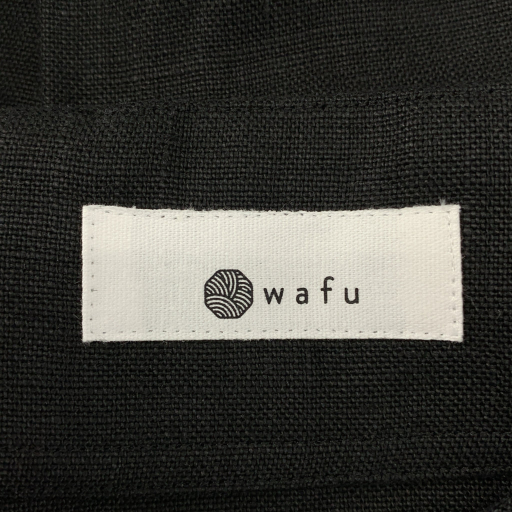 和風 | 亞麻後拉鍊套頭衫 |