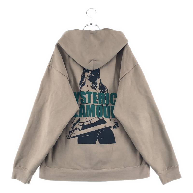 HYSTERIC GLAMOUR / ヒステリックグラマー | LIGHT MY FIRE オーバーサイズ パーカー | F |