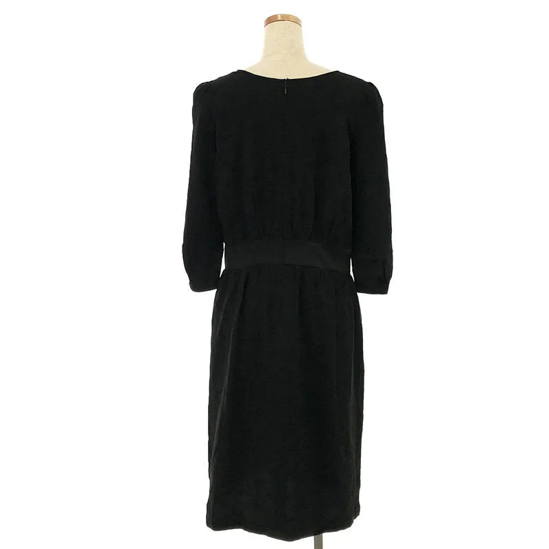 米娜·佩爾霍寧 / 米娜·佩爾霍寧 | 米娜·佩爾霍寧咯咯笑棉絲花朵刺繡滾邊連衣裙 | 38 |黑色 |女性的