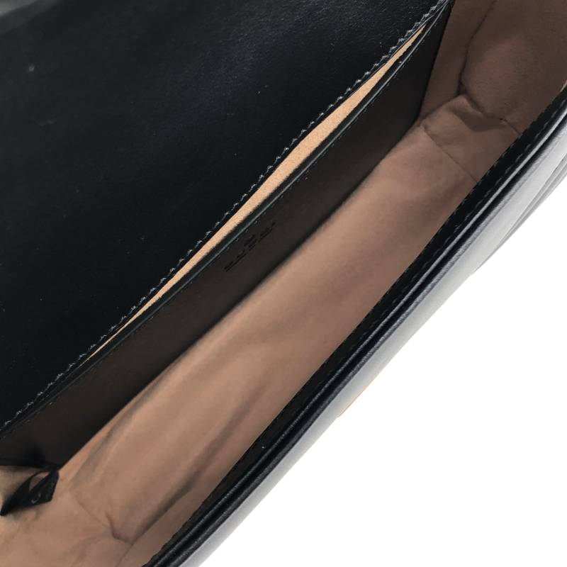 GUCCI / グッチ | GGマーモント フラップ レザー キルティング ショルダーバッグ |