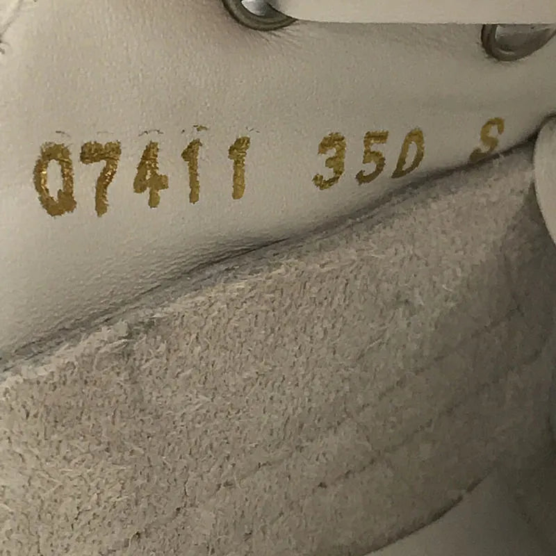 【美品】  三陽山長 / サンヨウヤマチョウ | SANYO オールレザー レースアップ デッキシューズ 革靴 箱有 | S（35） | WHITE | レディース