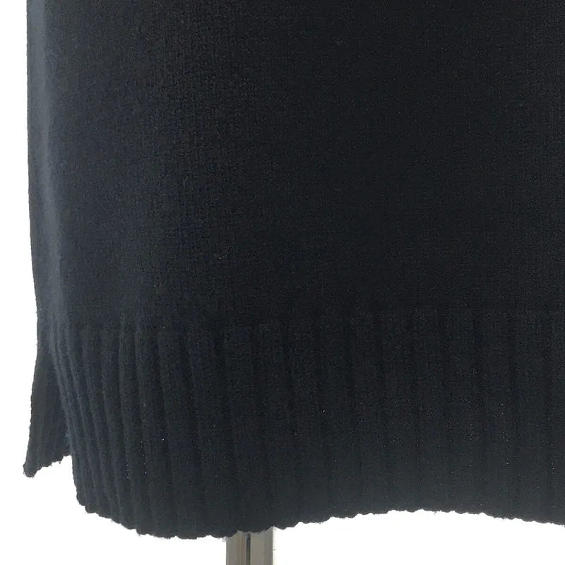 【美品】  HERMES / エルメス | カシミヤ ニットワンピース | 34 | ブラック | レディース